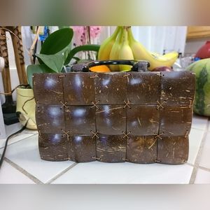 Coconut Shell Mini Handbag